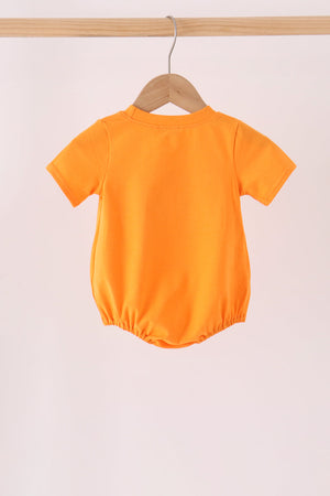 Orange ghost embroidery bubble
