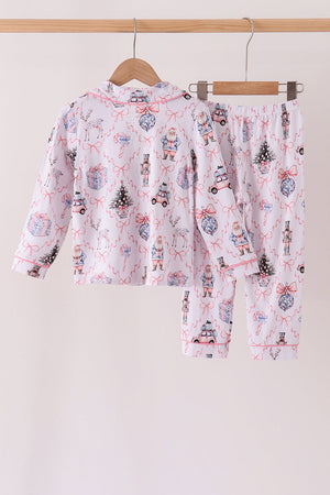 Pink nutcracker bamboo mom&me pajama set