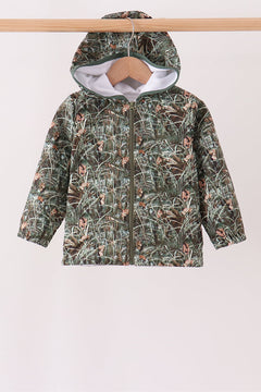 Forest Camouflage Raincoat