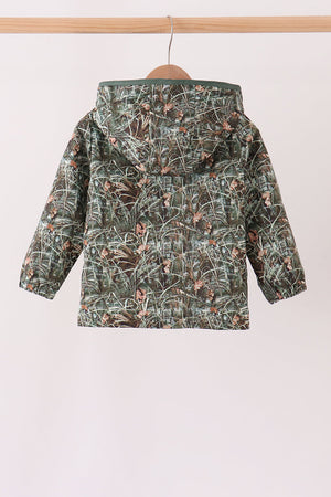 Forest Camouflage Raincoat