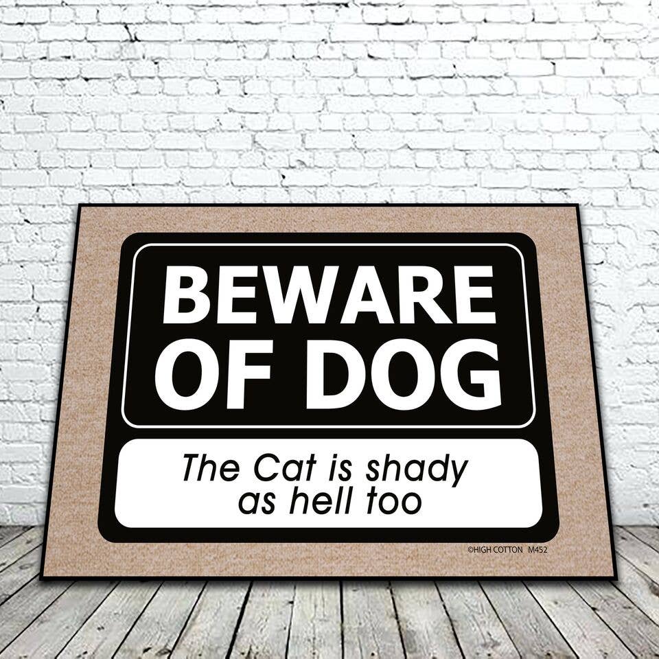 beware-of-dog-cat-is-shady-mat