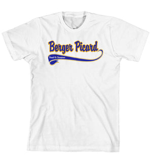 Purple Turtle Gifts - Breed of Champion (Blue) Tee Shirt - Berger Picard