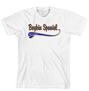 Purple Turtle Gifts - Breed of Champion (Blue) Tee Shirt - Boykin Spaniel
