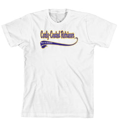 Breed of Champion Tee Blue Shirt - Curly-Coated Retriever