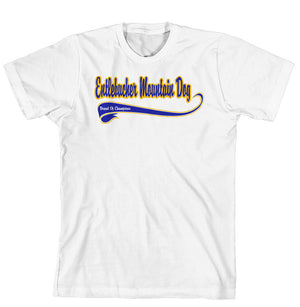 Purple Turtle Gifts - Breed of Champion (Blue) Tee Shirt - Entlebucher Mountain Dog