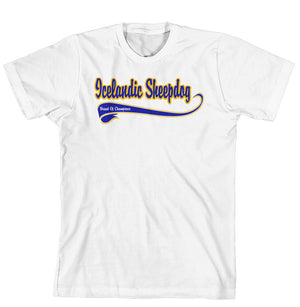 Purple Turtle Gifts - Breed of Champion (Blue) Tee Shirt - Icelandic Sheepdog
