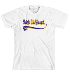 Breed of Champion Tee Blue Shirt - Irish Wolfhound