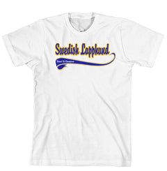 Purple Turtle Gifts - Breed of Champion (Blue) Tee Shirt - Swedish Lapphund