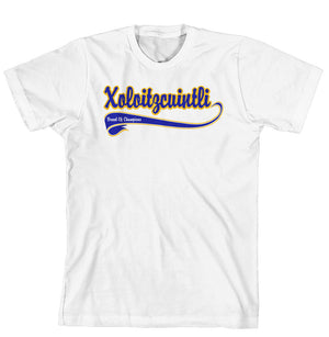 Purple Turtle Gifts - Breed of Champion (Blue) Tee Shirt - Xoloitzcuintli