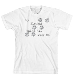 Purple Turtle Gifts - My Sloughi Walks All Over Me T-Shirt