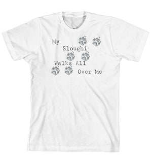 Purple Turtle Gifts - My Sloughi Walks All Over Me T-Shirt
