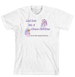 Purple Turtle Gifts - God Sent Me a Cirneco DellEtna T-shirt