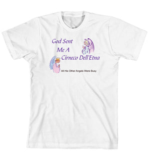 Purple Turtle Gifts - God Sent Me a Cirneco DellEtna T-shirt