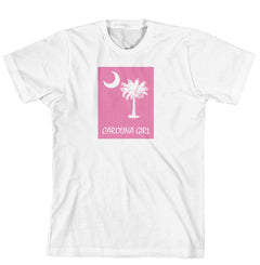 T-Shirt - Carolina Girl Palmetto & Moon, Solid Background (170-0061-003)