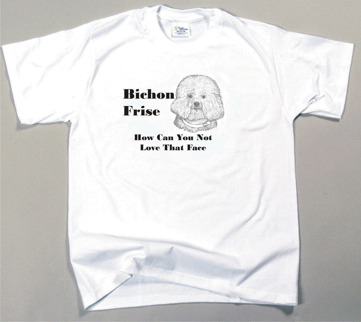 How Can You Not Love That Face T-shirt - Bishon Frise