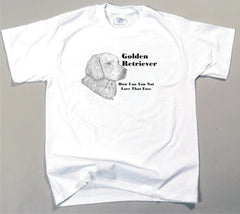 How Can You Not Love That Face T-shirt - Golden Retriever (244A)