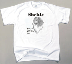 How Can You Not Love That Face T-shirt - Sheltie