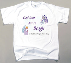 God Sent Me A Beagle T-Shirt (170-0005-130)