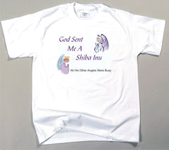 God Sent Me A Shiba Inu T-Shirt (170-0005-370)
