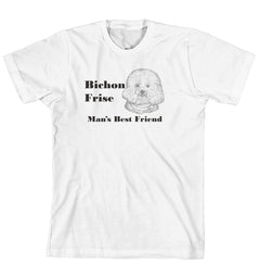 Man's Best Friend Dog Breed T-Shirt - Bichon Frise (170-0072-146)