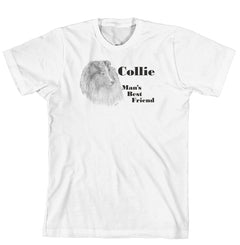 Man's Best Friend Dog Breed T-Shirt - Collie (200A) (170-0072-200A)
