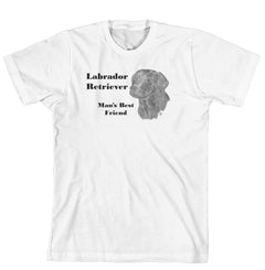 Man's Best Friend Dog Breed T-Shirt - Labrador Retriever (284A) (170-0072-284A)