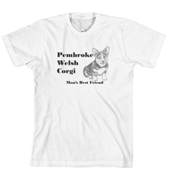 Man's Best Friend Dog Breed T-Shirt - Pembroke Welsh Corgi Puppy (170-0072-326A)