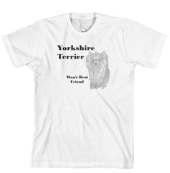 Man's Best Friend Dog Breed T-Shirt - Yorkshire Terrier (170-0072-416)