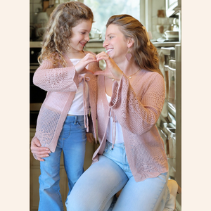 Crochet Bell Sleeve Cardigan- Child