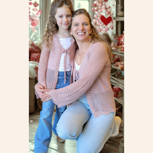 Crochet Bell Sleeve Cardigan- Child
