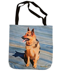 Paws & Whiskers 18in Tote Bag - Big Shutz German Shepherd