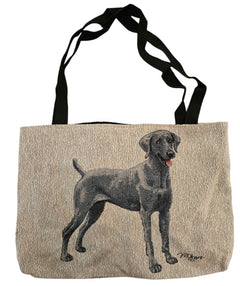 Manual Woodworkers 17 Inch Linda Pickens Weimeraner Tote Bag