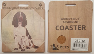 &S Imports Ceramic Pet Coasters - Springer Spaniel (250-42)