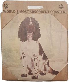 &S Imports Ceramic Pet Coasters - Springer Spaniel (250-42)