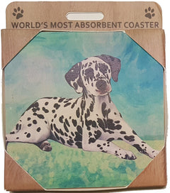 E&S Imports Ceramic Pet Coasters - Dalmatian (250-47)
