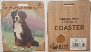 E&S Imports Ceramic Pet Coasters - Bernese Mountain Dog (250-52)