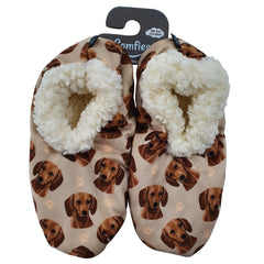 Comfies Pet Lover Slippers-Dachshund Red (E&S-281-13)