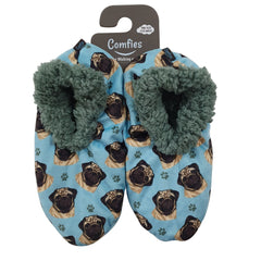 omfies Pet Lover Slippers by E&S Imports - Pug (281-31)