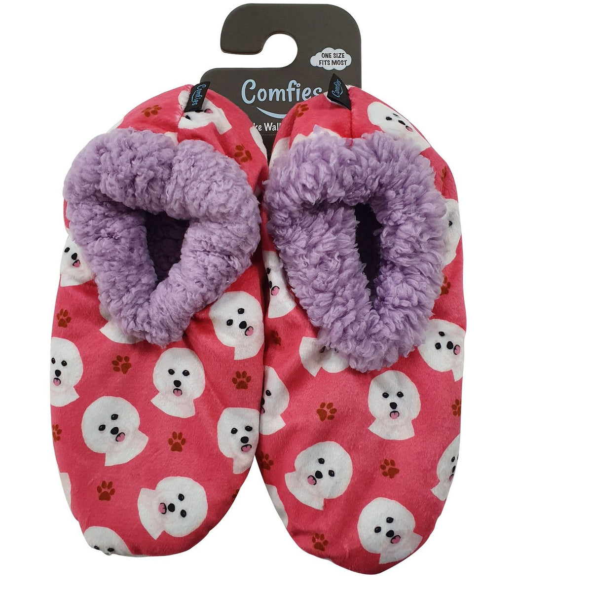 Comfies Pet Lover Slippers-Bichon Frise (E&S-281-4)