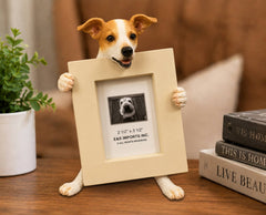 Greyhound (2 1/2x3 1/2) Small Photo Picture Ceramic Frame from E&S Imports