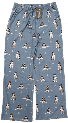 Comfies Unisex Pajama Bottoms -Siberian Husky