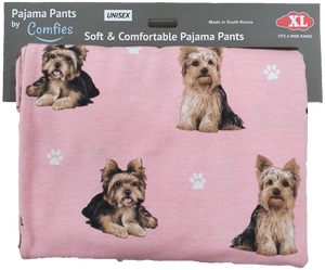 Comfies Unisex Pajama Bottoms - Yorkshire Terrier (Yorkie)