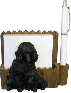 E&S Imports Pet Notes-Poodle (Black) (46480-29