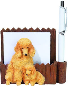 E&S Imports Pet Notes-Poodle (Apricot) (46480-30)