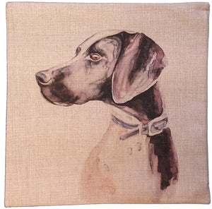 Cotton & Linen Dog Pillow - Great Dane (10369)