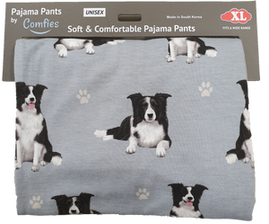 Comfies Unisex Pajama Bottoms - Border Collie