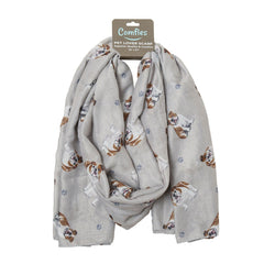 E&S Pet Lover Scarf - Bulldog (631-8)
