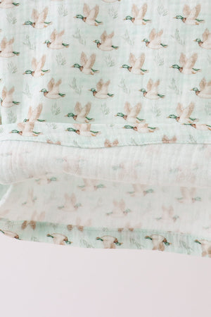 Premium duck print muslin top