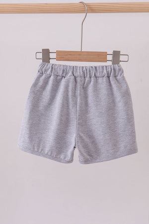 Premium Grey drawstring shorts