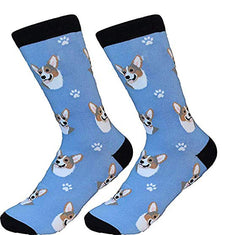 E&S Imports Pet Lover Unisex Socks - Welsh Corgi (800-100)